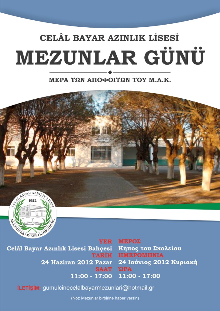 Celal Bayar Azınlık Lisesi Pilav Günü